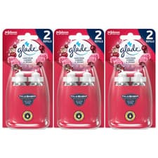 Image of Glade Sense & Spray Luscious Cherry & Peony Air Freshener Refill Duo Pack of 3