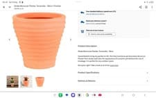 Image of Moroccan Style Garden Pots Planter Extra Large 58cm Dia *Collection Only*