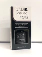 Image of CND SHELLAC UV Nail Gel Polish -MATTE TOP COAT- 14+ Day Wear LED Cure - 7.3 ml