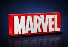Image of Gentle Giant Deadpool & Wolverine (2024) MARVEL Logo Bookends Sign NEW