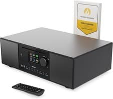 Image of Internet Radio with DAB+ and CD Player | 120W 2.1 Stereo System with Inbuilt Sub