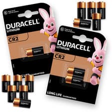 Image of Duracell CR2 3V Battery Ultra Lithium Photo DLCR2 ELCR2 Long *EXPIRY 03/2034*