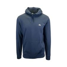 Image of Quiksilver Men's Cobalt Blue Hoodie Basic Hood Sweatshirt (S15)