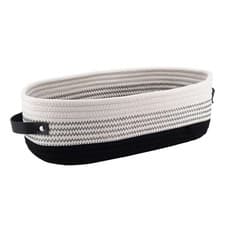 Image of Woven Basket Storage Basket Storage Bin Nordic Decorative Multifunctional with