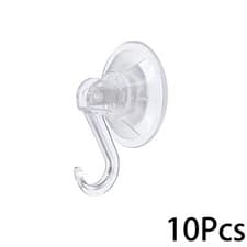 Image of suction hooks Large Wall Action LEVER Scalloped Kitchen Bathroom UK