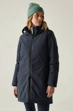 Image of Regatta Women's Marron Waterproof Insulated Jacket Navy Blue Size UK 14