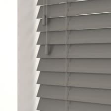 Image of Faux Wood String Venetian Blind