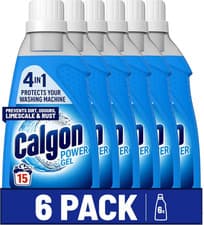 Image of Calgon Gel 4-In-1 Washing Machine Water Softener Gel 750Ml, Pack of 6, 6 X 750Ml