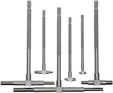 Image of Mitutoyo 155-905, 8mm to 150mm, 6 Piece Telescoping Gage Set
