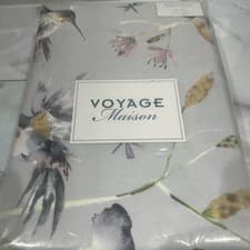 Image of Voyage Maison Tafuna Lined Pencil Pleat Pair of Curtains in Dawn 66x90”168x229cm