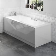 Image of Signature Hestia Single Ended Rectangular Bath with Twin Grips 1500mm x 700mm