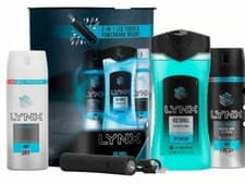 Image of Lynx Ice Chill Trio Gift Set for Men + 2in1 Torch & Powerbank