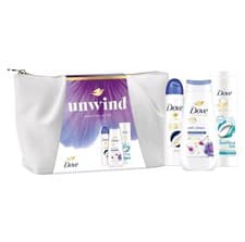 Image of Dove Unwind Beauty Bag Gift Set Ladies Gift Set 2026