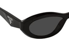 Image of Prada PR 26ZS 16K08Z Black Dark Grey Women Cat Eye Sunglasses