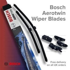 Image of 2x Wiper Blades (Pair) Bosch Aerotwin Front Set For Mercedes C-Class W205 Saloon