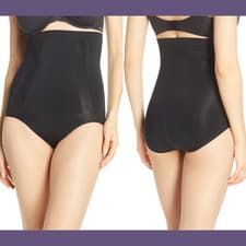 Image of NEW $62 SPANX OnCore High Waist Shaping Briefs Black [ SZ Large ] #2101