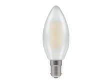 Image of Crompton Dimmable LED Clear frost Filament Candle 5W 2700K B22 B15d E27 E14 SES