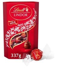 Image of Lindt LINDOR Milk Chocolate Truffles – Festive Gift Selection 337g
