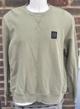 Image of BELSTAFF Light Khaki Green Sweatshirt Size L CH42"