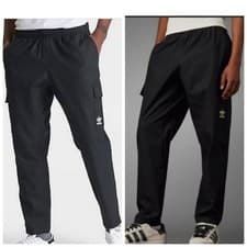 Image of Adidas Mens Woven Cargo Pant Trousers Joggers Black Grey Navy All sizes S to XXL