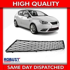 Image of FOR SEAT IBIZA FRONT BUMPER LOWER CENTRE GRILLE 6J0853667C9B9 (2012-2017)