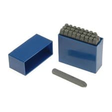 Image of Priory 181- 12.0mm Set of Letter Punches 1/2in