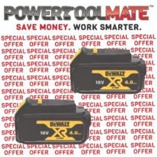 Image of Genuine Dewalt DCB182 18V 4.0Ah XR Batteries *TWIN PACK*