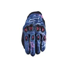 Image of Motorcycle Gloves Woman Estate FIVE Street Performe STUNT EVO2 Flowers Pink