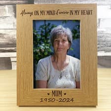 Image of Mum Memorial Gift for Loss of Loved One Memorial Photo Frame 5x7 Sympathy Gifts