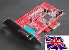 Image of Serial RS232 x1 PCIe PCI Express Card 1S Low Profile LP