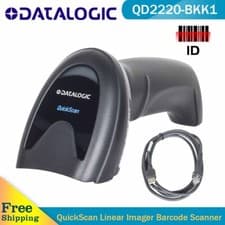 Image of Datalogic QD2220-BKK1 Handheld USB Linear Imager Barcode Scanner Bar Code Reader
