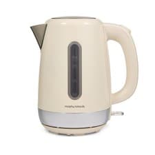 Image of Morphy Richards Jug Kettle 1.7L Cream 3KW Rapid Boil Equip water gauge 102784