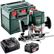 Image of Metabo OFV 18 LTX BL 12 18V Brushless 1/2" Router 1 x 5.2Ah Battery Charger Box
