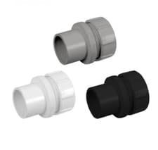 Image of FLOPLAST 32/40/50MM SOLVENT WELD ACCESS PLUG WASTE FITTING WHITE/BLACK/GREY