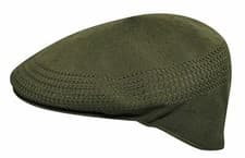 Image of KANGOL Hat 504 Tropic Ventair Summer Flat Cap 0290BC Olive Green Sizes: S - XL