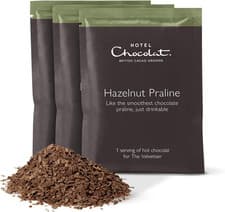 Image of Hotel Chocolat Hazelnut Hot Chocolate Pack of 20 Single Serve Sachets