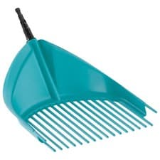 Image of Gardena Combisystem Shovel Rake 3120-20 Leaf & Garden Waste Tool 36.5cm Head