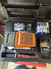 Image of Brother P-Touch E560BT Label Printer with Rechargeable USB-C Battery and Tapes