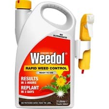 Image of Weedol Rapid Weedkiller with Manual Sprayer Ready To Use 3L