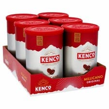 Image of Kenco Millicano Original Instant Coffee 100g (Pack of 6 Tins, Total 600g)