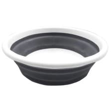 Image of Lightweight Collapsible Silicone Sided Small Washing Up Round Bowl
