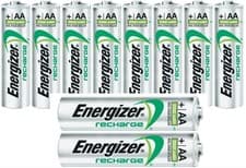 Image of 10 x ENERGIZER AA RECHARGEABLE BATTERIES 2000mAh