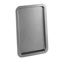 Image of Baking Tray Non Stick Carbon Steel 33.5x22x2cm Durable Oven Pan Grey