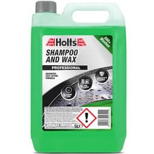 Image of Holts 5L Car Shampoo & Wax Streak Free 300+ Washes Wash Polish Shine Detailing