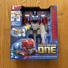 Image of Transformers One Power Flip Optimus Prime (Orion Pax) Interactive Action Figure