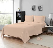 Image of Luxury Flat Sheet Egyptian Cotton 200TC Bed Sheets Single Double King Super King