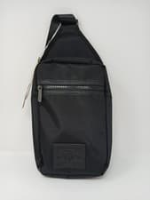 Image of True Religion Buddha Patch Unisex Black YETA 2.0 Crossbody Bag TR104144 New