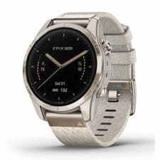 Image of Garmin epix Pro (Gen 2) Sapphire Beige Gold Smartwatch 42mm GPS Unisex
