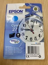 Image of Epson C13T27124012 Ink Cartridge - Cyan