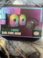 Image of Cooler Master MasterLiquid 240L Core ARGB AIO Cooler, 1700, 1200, 1151, AM3